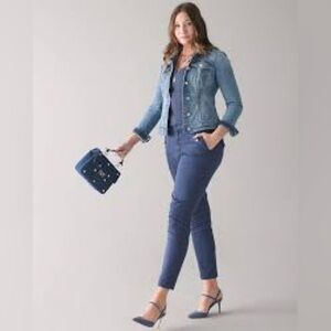 White house black market curvy high rise pret-a-jet slim ankle pants